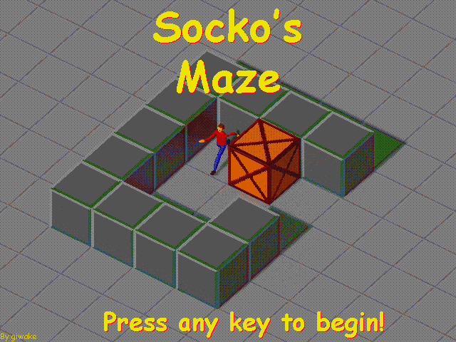 Socko's Maze Title Screen